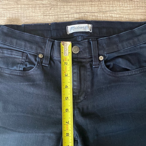 Madewell Skinny Skinny Zip Jeans size 26 - Picture 5 of 16